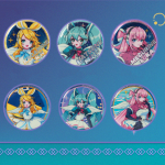Vocaloid Series Miku Rin Luka Moeyu Miku Merch Blind Box Tinplate Shiny Badge